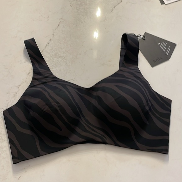 Knix Catalyst Sports Bra Size 6 Zebra NWT - Picture 5 of 8